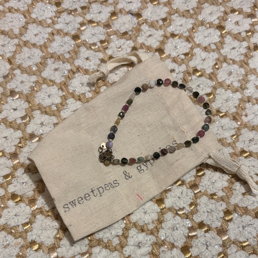 Multicolor Crystal Beaded Bracelet